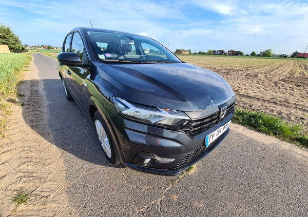 Dacia Sandero cena 27400 przebieg: 9770, rok produkcji 2021 z Witnica małe 254